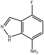 4-氟-7-氨基吲唑 结构式