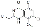 4(1H)-Quinazolinone,  5,7-dichloro-2-(chloromethyl)-8-methoxy-  (9CI) 结构式