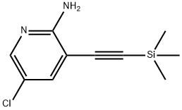 5-Chloro-3-((trimethylsilyl)ethynyl)pyridin-2-amine