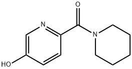 1-[(5-HYDROXY-2-PYRIDINYL)CARBONYL]-PIPERIDINE 结构式