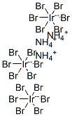 triammonium hexabromoiridate  结构式