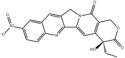 10-硝基喜树碱 结构式