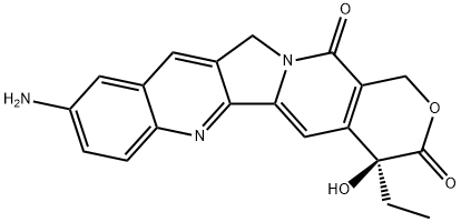 10-氨基喜树碱 结构式
