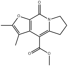 METHYL 2,3-DIMETHYL-8-OXO-5,6,7,8-TETRAHYDRO-1-OXA-7A-AZAINDACENE-4-CARBOXYLATE 结构式