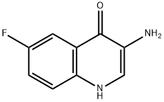 3-AMINO-6-FLUORO-QUINOLIN-4-OL 结构式