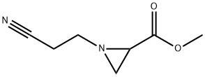 2-Aziridinecarboxylicacid,1-(2-cyanoethyl)-,methylester(9CI) 结构式