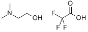 N,N-DIMETHYL(2-HYDROXYETHYL)AMMONIUM TRIFLUOROACETATE 结构式