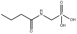 Phosphonic  acid,  [[(1-oxobutyl)amino]methyl]-  (9CI) 结构式