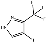 4-碘-3-(三氟甲基)-1H-吡唑 结构式