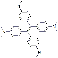 tetrakis(4-(dimethylamino)phenyl)ethylene 结构式