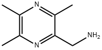 (3,5,6-三甲基吡嗪-2-基)甲胺 结构式