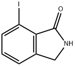 7-碘-2,3-二氢-异吲哚-1-酮 结构式