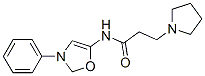 N-(3-phenyloxazol-5-yl)-3-pyrrolidin-1-yl-propanamide 结构式