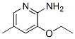 2-Pyridinamine,  3-ethoxy-5-methyl- 结构式