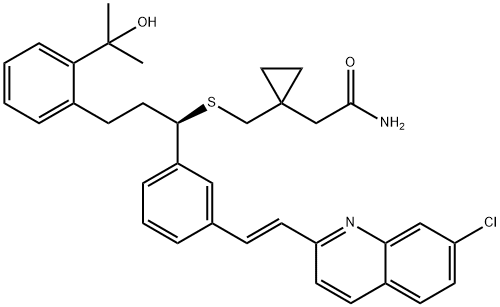 孟鲁斯特环丙酰胺十六烷杂质 结构式