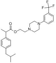氟拉洛芬 结构式