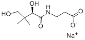 泛酸钠 结构式