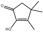 2-HYDROXY-3,4,4-TRIMETHYLCYCLOPENT-2-ENONE 结构式