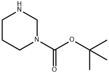 四氢嘧啶-1(2H)-甲酸叔丁酯 结构式