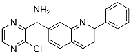 (3-氯吡嗪-2-基)(2-苯基喹啉-7-基)甲胺 结构式