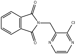 2-((3-氯吡嗪-2-基)甲基)异吲哚啉-1,3-二酮 结构式