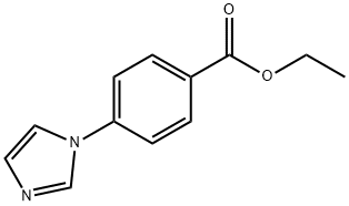 4-(1-咪唑基)苯甲酸乙酯 结构式