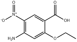 2-乙氧基-4-氨基-5-硝基苯甲酸 结构式