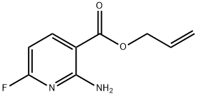 3-Pyridinecarboxylicacid,2-amino-6-fluoro-,2-propenylester(9CI) 结构式