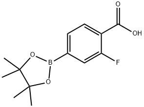 2-Fluoro-4-(4,4,5,5-tetramethyl-1,3,2-dioxaborolan-2-yl)benzoicacid