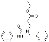 ethyl 3-(benzyl-(phenylthiocarbamoyl)amino)propanoate 结构式