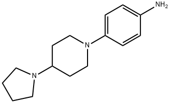 4-(4-吡咯基-哌啶基)苯胺 结构式