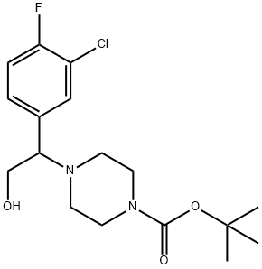 TERT-BUTYL 4-(2-HYDROXYETHYL)PIPERAZINE-1-CARBOXYLATE 结构式