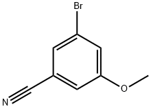 3-溴-5-甲氧基苯腈 结构式