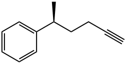 [S,(+)]-5-Phenyl-1-hexyne 结构式