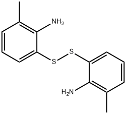 6,6-二硫代二基双(2-甲基苯胺) 结构式