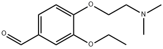 4-[2-(dimethylamino)ethoxy]-3-ethoxybenzaldehyde 结构式