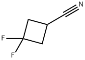 3,3-二氟环丁烷甲腈 结构式