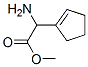 1-Cyclopentene-1-acetic  acid,  -alpha--amino-,  methyl  ester  (9CI) 结构式