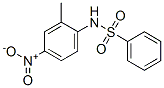 N-(2-甲基-4-硝基苯)苯磺酰胺 结构式