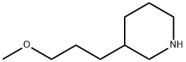 3-(3-甲氧基丙基)哌啶 结构式