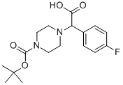 2-(4-Boc-piperazino)-2-(4-fluorophenyl)aceticacid