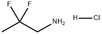 2,2-二氟丙胺盐酸盐 结构式