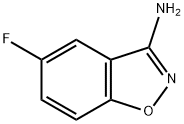 3-氨基-5-氟苯并[D]异恶唑 结构式