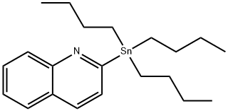 2-(三丁基锡)喹啉 结构式