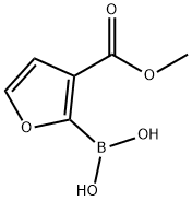 3-(METHOXYCARBONYL)FURAN-2-BORONIC ACID 结构式