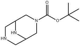 3-boc-3,7,9-triazabicyclo[3.3.1]nonane 结构式