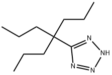 5-(1,1-Dipropylbutyl)-5H-tetrazole 结构式