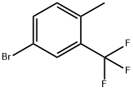 4-甲基-3-三氟甲基溴苯 结构式