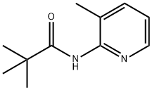 N-(3-甲基-2-吡啶基)-2,2-二甲基丙酰胺 结构式