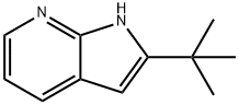 2-(叔丁基)-1H-吡咯并[2,3-B]吡啶 结构式